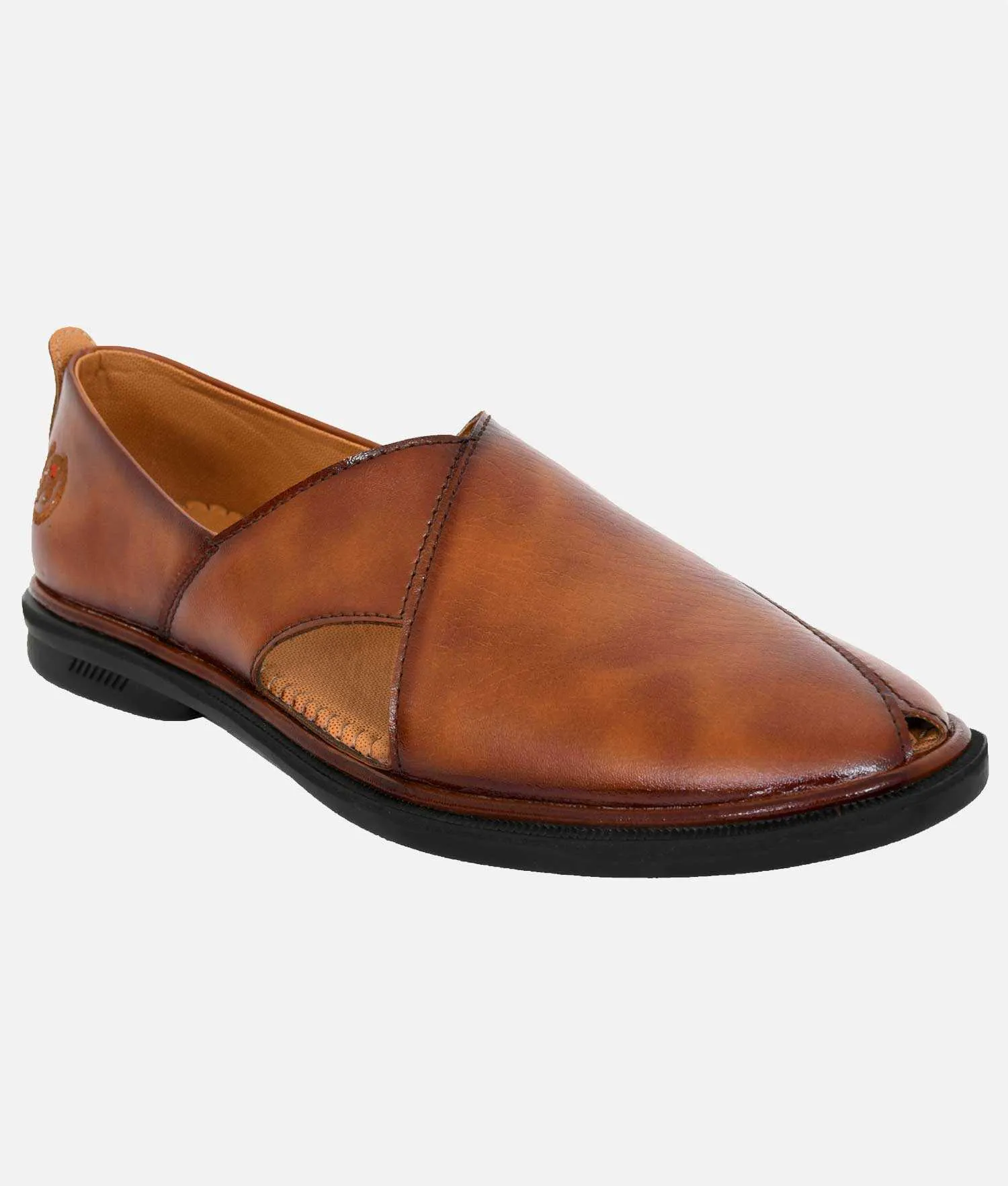 Big Boon Men's Ethnic Mojari Peshawari Suede Style