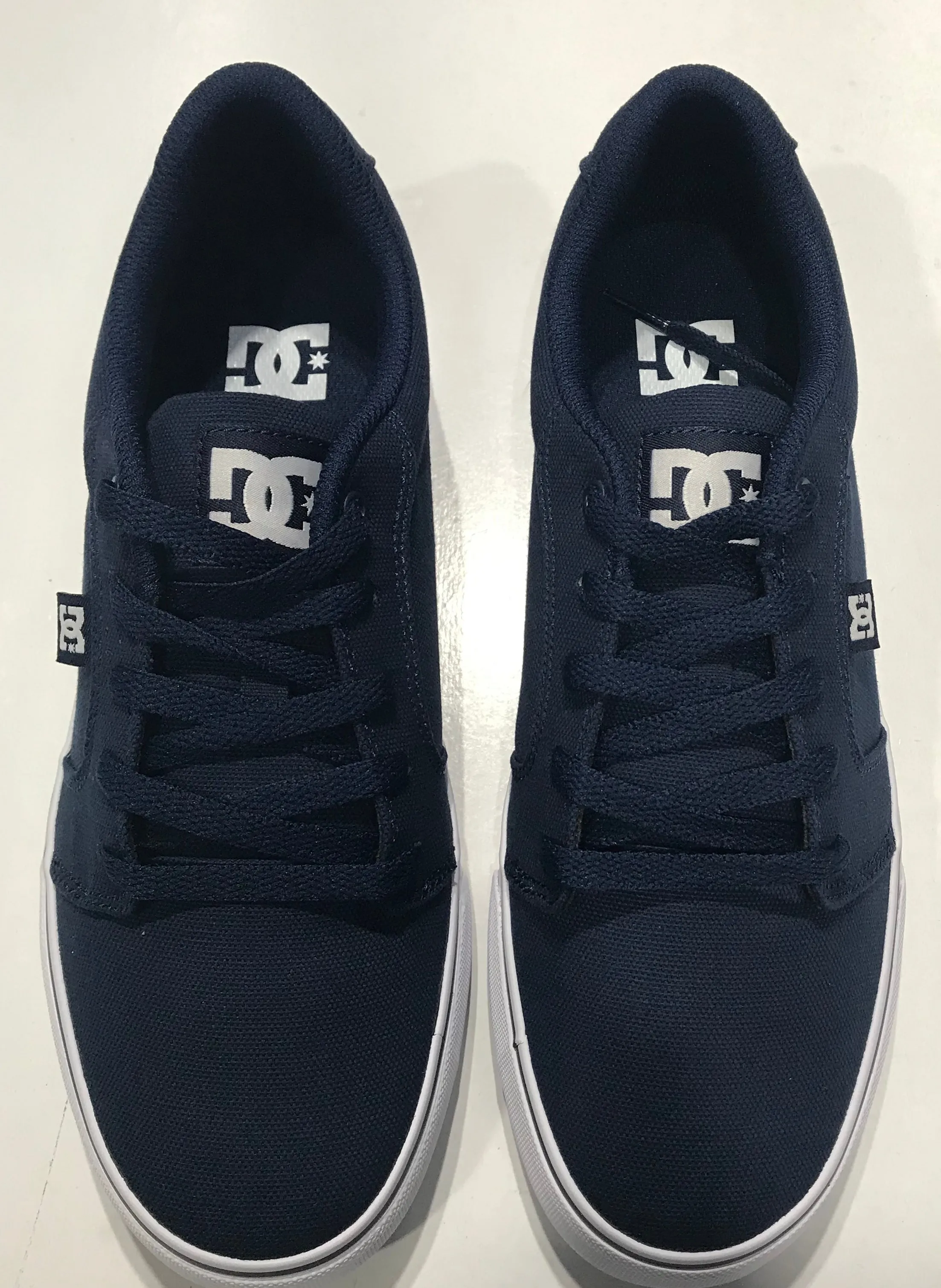 DC Shoes Men's  ANVIL TX Navy White NVW 320040