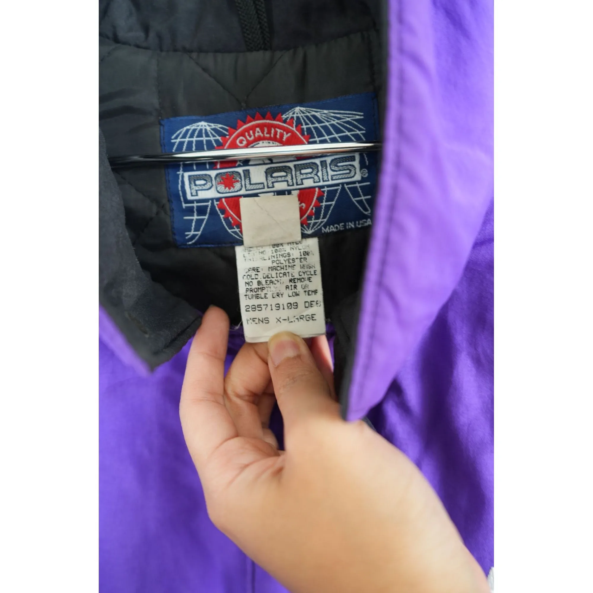 "Retail" Vintage Polaris Pro L.E. Club 1997 Insulated Snowmobile Winter Jacket XL Men's