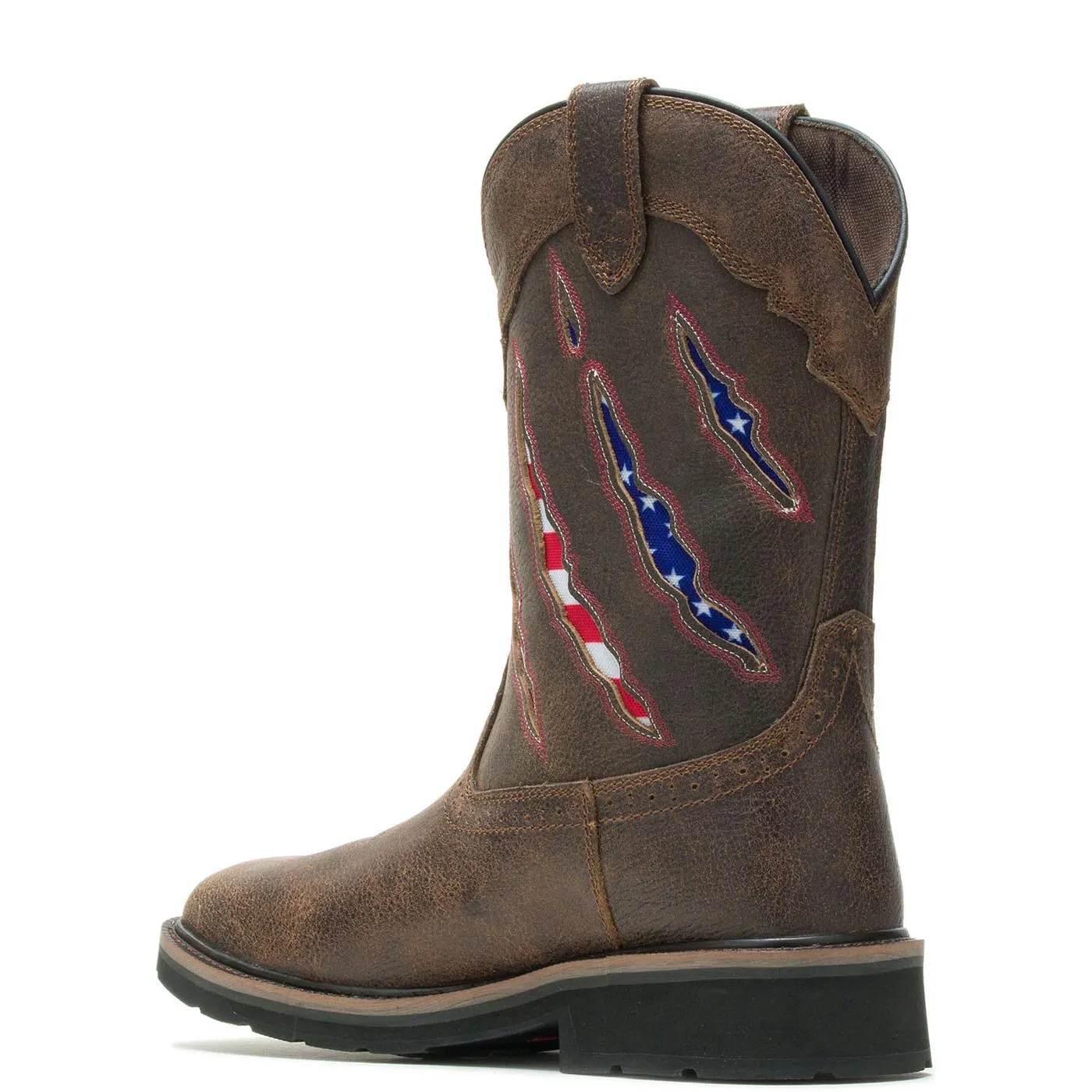 Rancher Claw Soft-Toe Waterproof Pull-On Wellington Boot Flag/Brown
