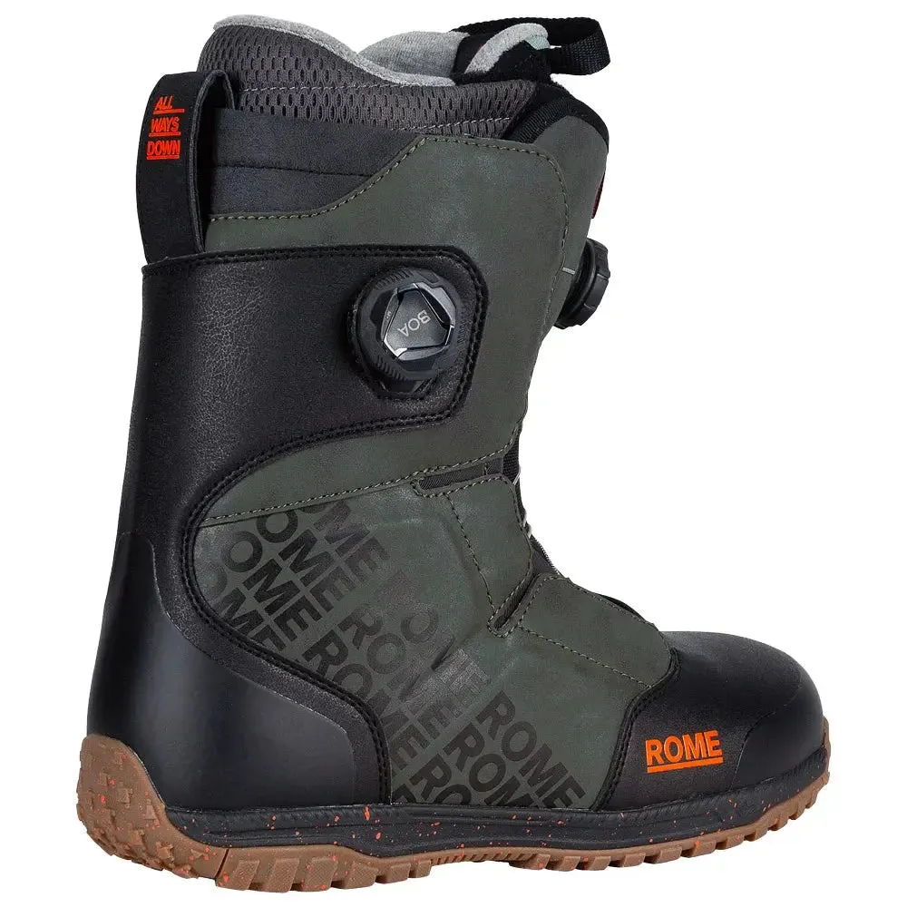 Rome Bodega Boa Snowboard Boots - Black/Olive