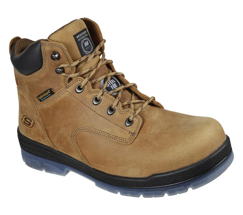 SKECHERS MEN'S Work: Argum - Alkova ST WP WORK BOOTS 200041 BRTN